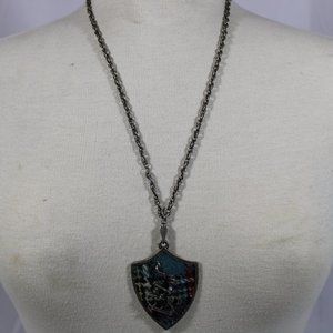 Vintage PIM Knight & Steed Pendant Necklace